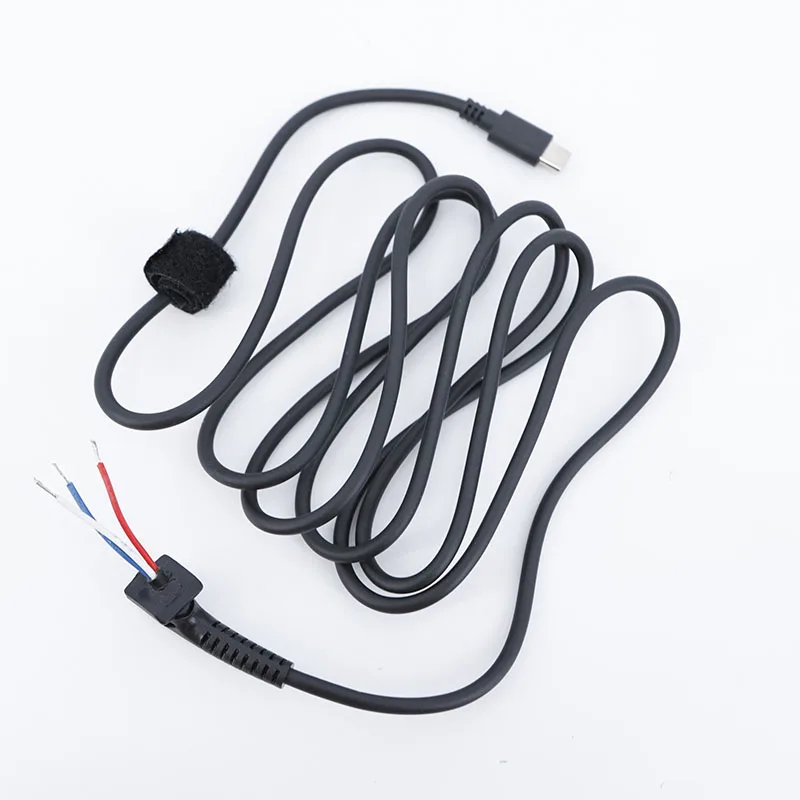 USB Type C Charging Cable DC Jack Plug Power Adapter For Laptop 45w 65w USB-C Connector Cord 20awg 5A repair extend end R23