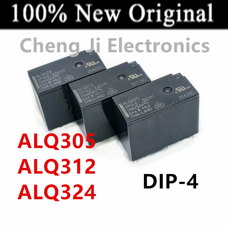 10PCS/Lot    ALQ305 、 ALQ312  、ALQ324    DIP-4    New original universal power relay  10A