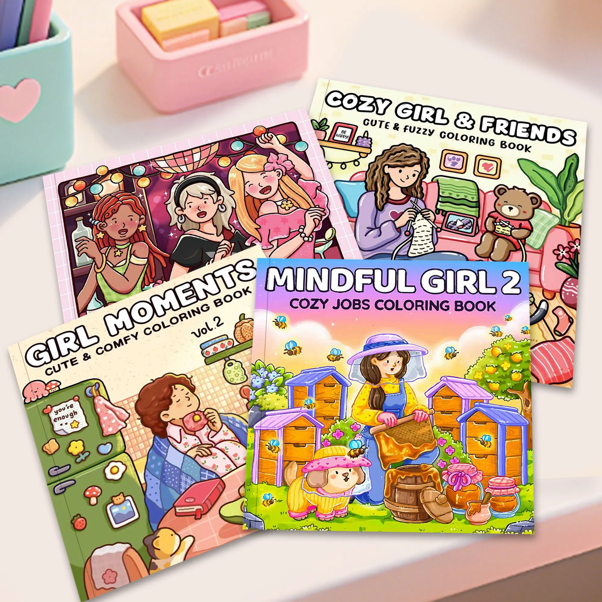 Cyfrowa kolorowanka dla dorosłych, tworzenie sztuki w domu, relaks i odprężenie, poprawa kreatywności, prezenty na Boże Narodzenie i Halloween