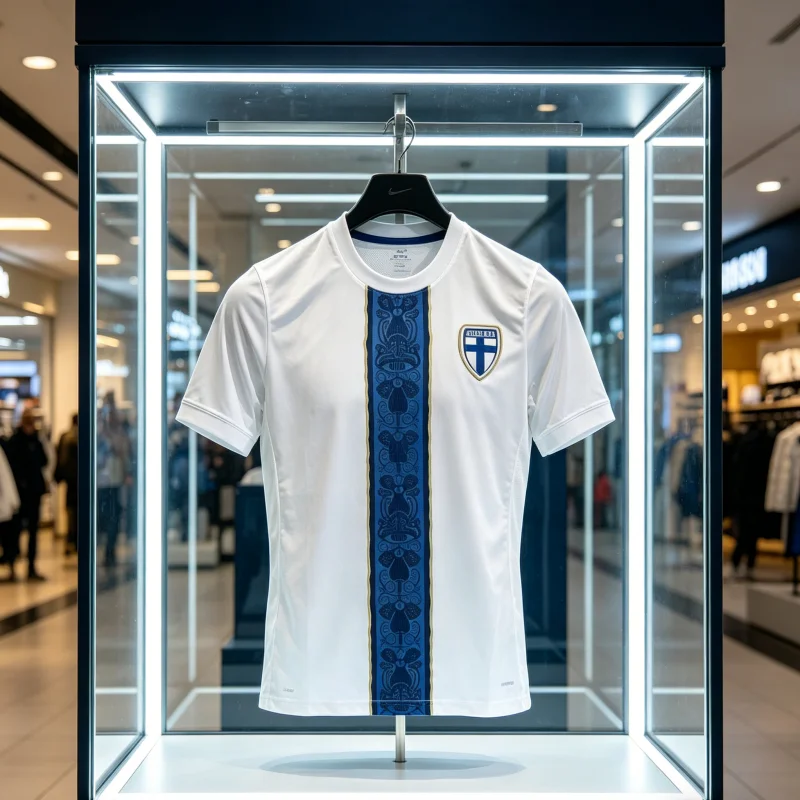 

2026 Finland Soccer Jersey Men Women Classic Norwegian Cross Football Lightweight Shirt Euro Style Family Matching Parent-child