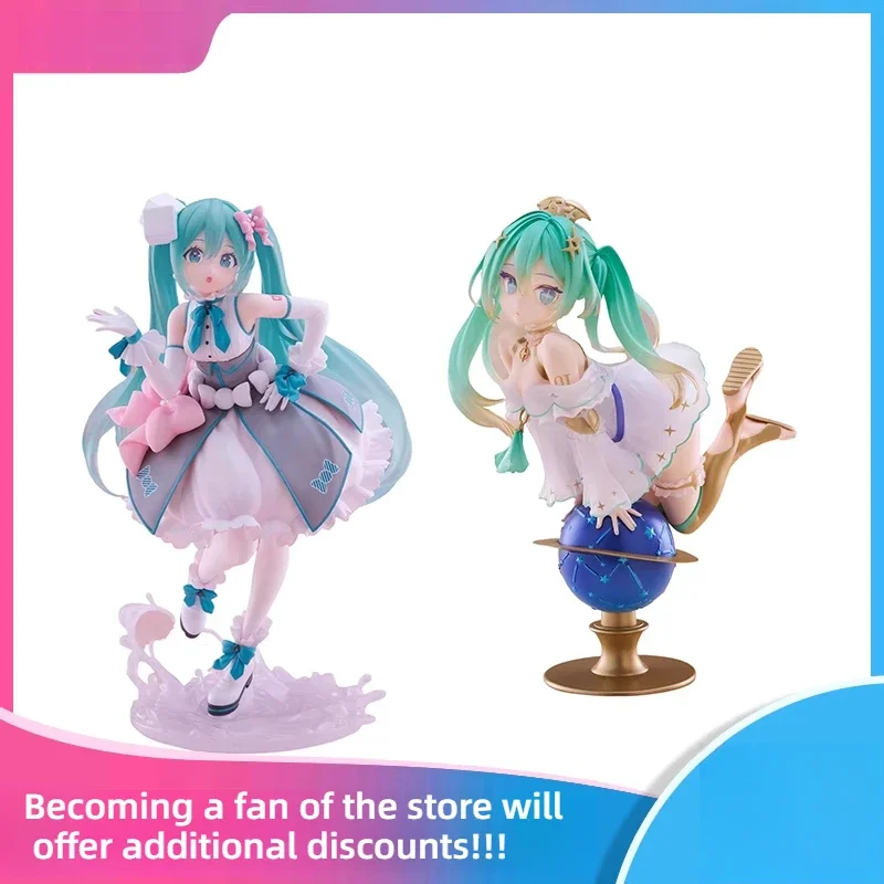 Hatsune Miku Figuur TAITO Anime Figuur Hatsune Miku Smelten snoep Garage Kit Karakter Model Mooi Meisje Pop Ornament Geschenken