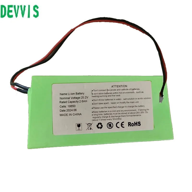 1pc 2.6AH Lithium Battery For DEVVIS Robot Lawn Mower H750/E1800S