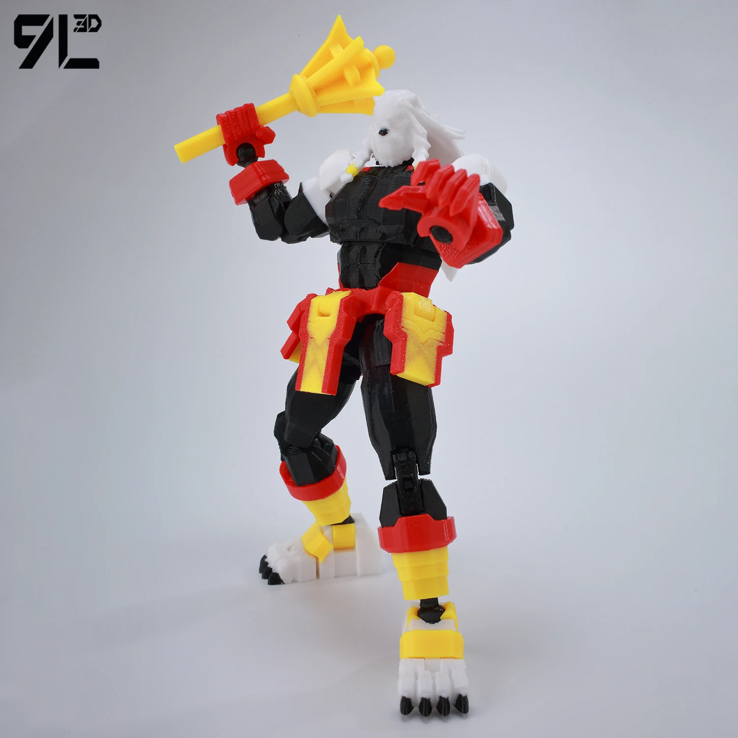 ​9L3D T13 Hero Invincible Boy Battle Roar Pose Berserk Figure LUCKY13 3D Printed Dummy13 Full Movable Collectible Toy Titan13​
