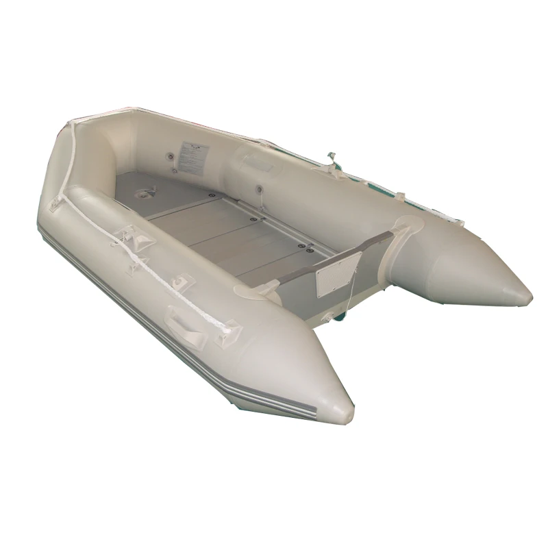 Thickened PVC V Hull Inflatable Rowing Dinghy Wear Resistant Sport Rubber Boat For Outdoor Lake River Water Activity