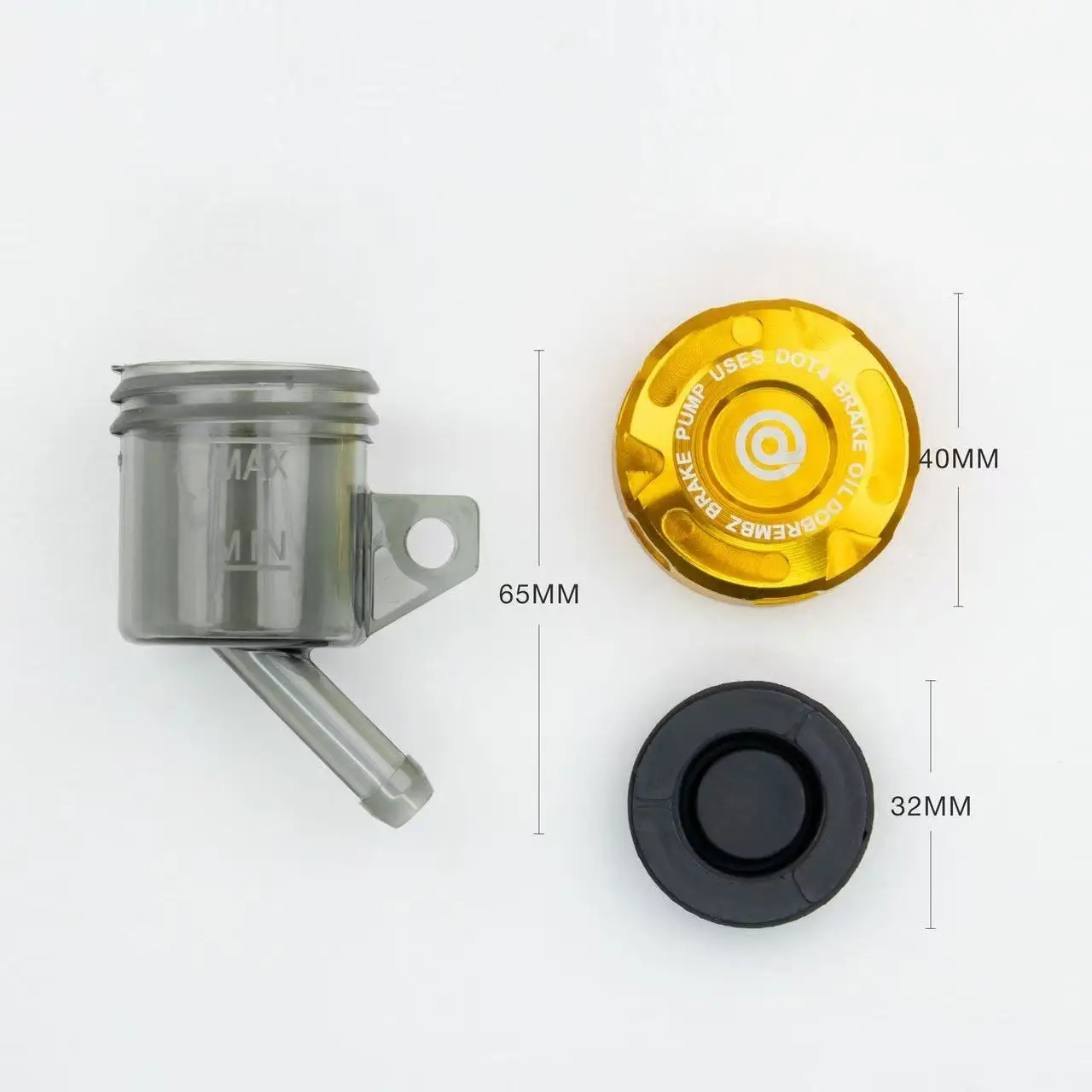 Universal Motorcycle Brake Clutch Master Cylinder Fluid Reservoir Small Split Oil Cup Oil Pot For Most Models