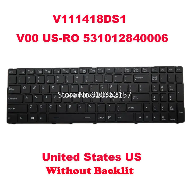 US FR IT Keyboard For Getac X500 4511280005221 V111418DS1 531012840006 531012840006L2877 V111418CS1 531012800002 V111418BK1 New