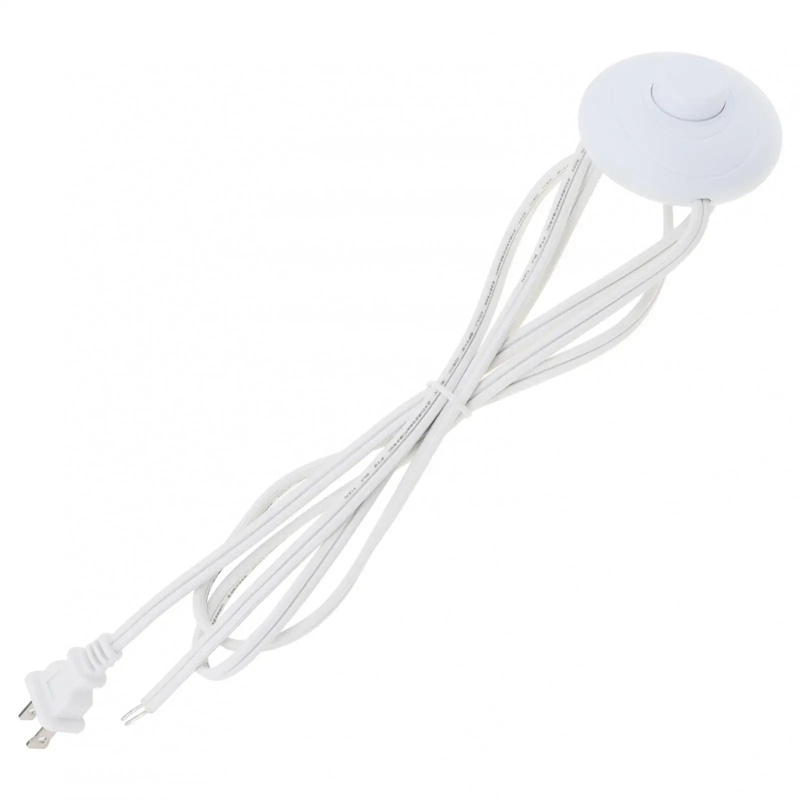 1.8M Simple Foot Switch Floor Foot Inline Pedal Push Switch Foot Control Foot Switch with Wire Plug Foot Switch Wires