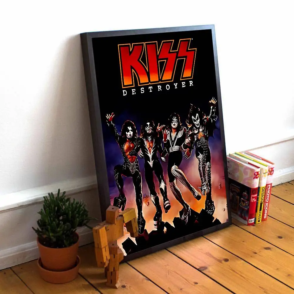 K-Kiss Band Poster Sticky Posters Waterproof Paper Sticker Coffee House Bar Home Decor view 4