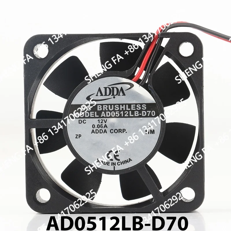 quiet ultra-thin chassis small AC EC 5010 50X50X10MM 5CM Original Taiwan ADDA 5V 24V 48V DC 12V 0.06A AD0512LB-D70 cooling fan