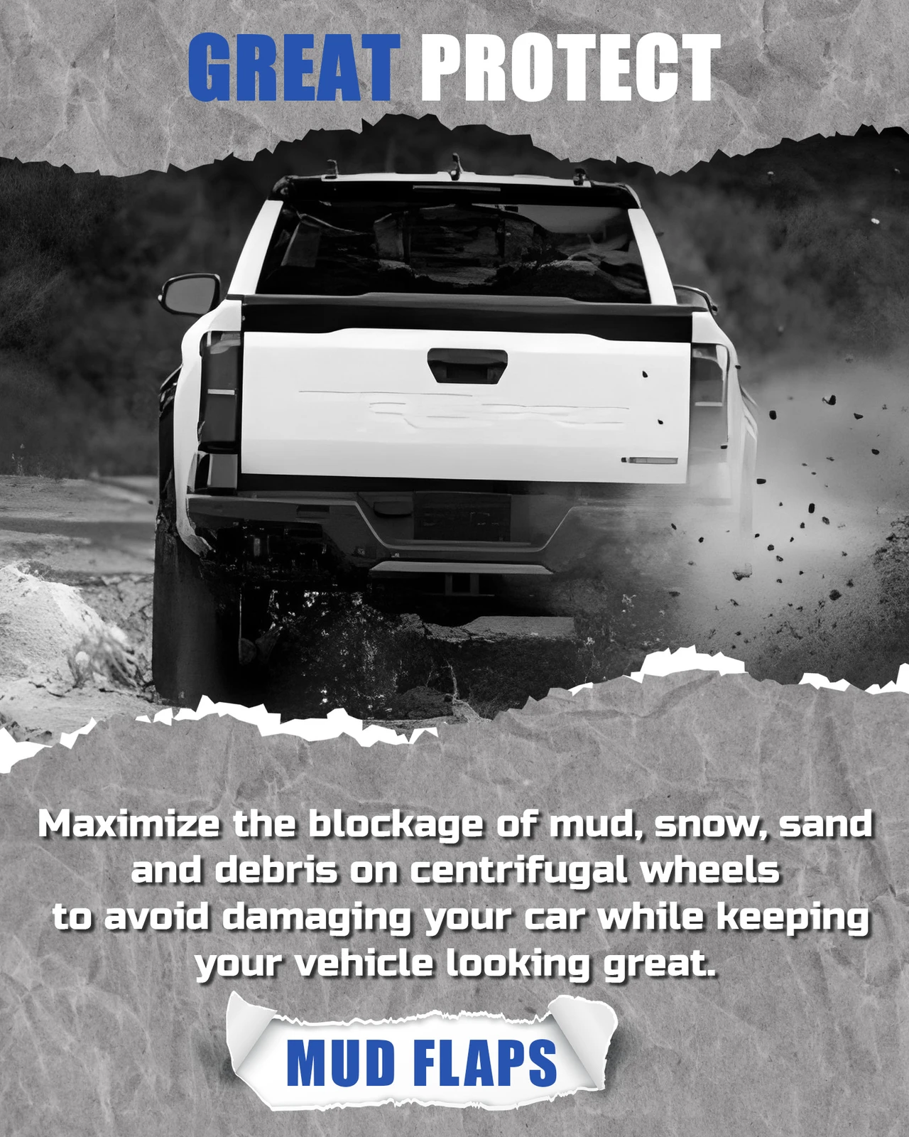 4 peças de pára-lamas de caminhão atualizados adequados para Ford F-150 F150 2021-2025 protetores contra respingos