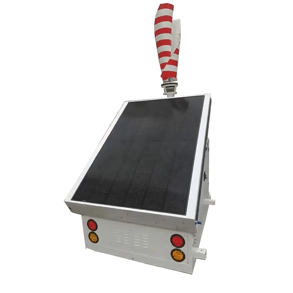 Sustainability Portable Solar Energy System Trailer Wind Turbine for Livestock Farm