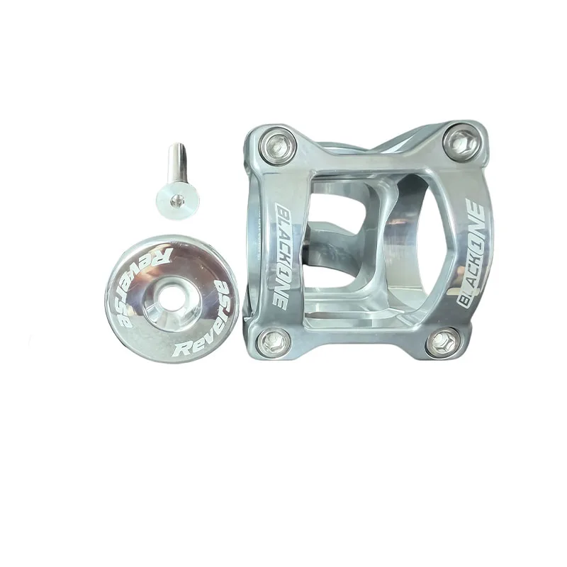 Reverse Black No.1 D-2 31.8mm/35mm Direct Mount Handlebar Stem, Endurance and Downhill Mountain Bike Stem, Lightw