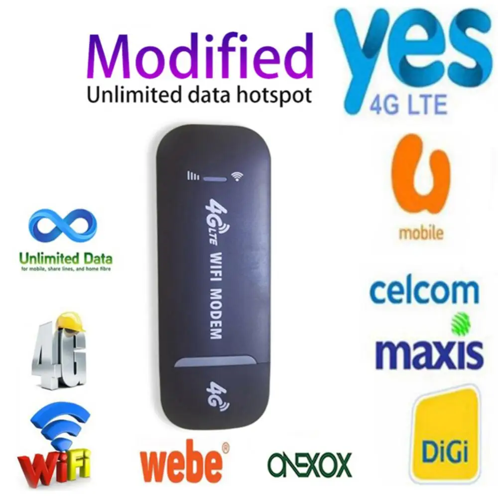 LTE USB Dongle لاسلكي ، النطاق العريض المحمول ، عصا المودم ، بطاقة Sim ، جهاز التوجيه اللاسلكي ، Mbps