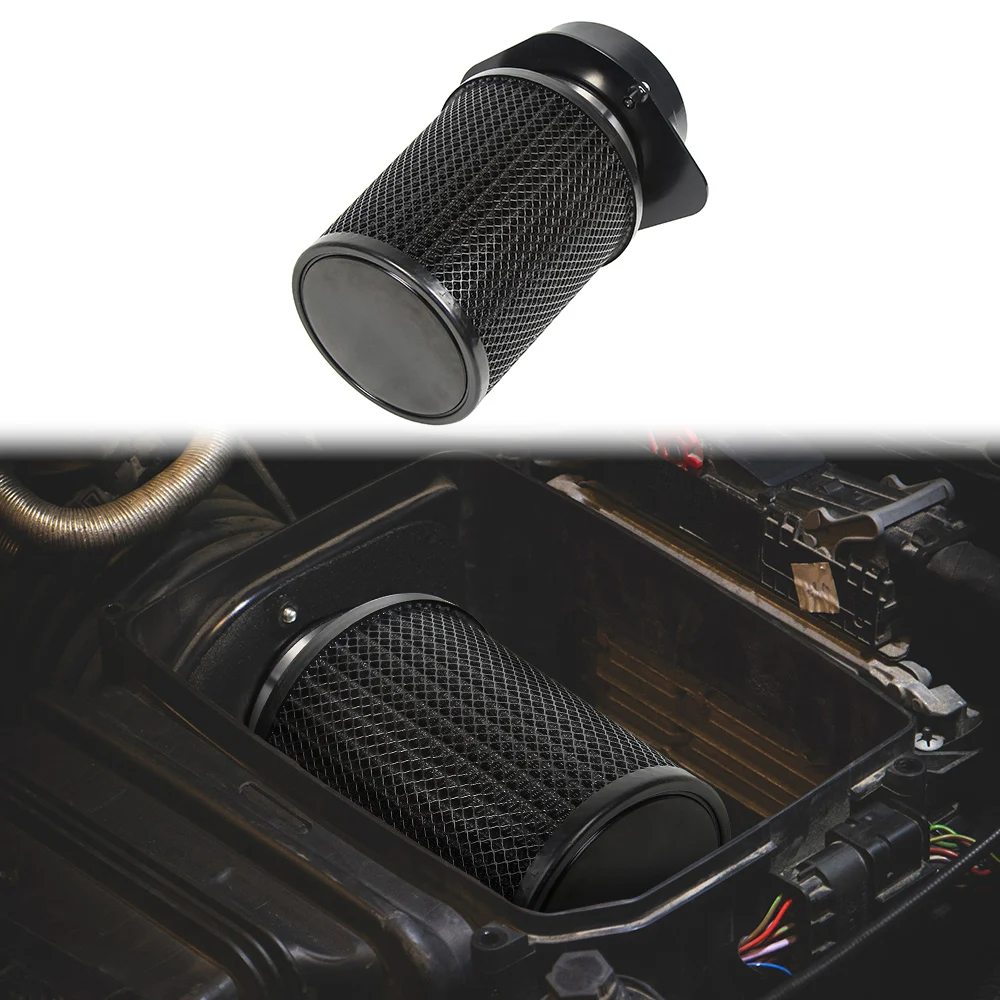 CNC One-Piece Aluminum Adapter & Air Filter for Mercedes-Benz A45 CLA45 GLA45 AMG M133, Performance Intake Upgrade