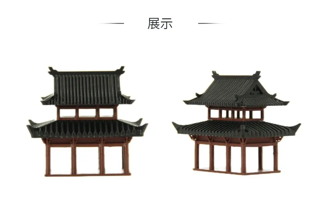 

Micro Landscape Architecture Fairy Accessories Decors Boothes Garden Statue Plastic Dollhouse Asian