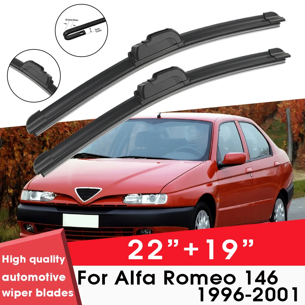 

BEMOST Car Wiper Blades Front Window Windshield Rubber Refill Wiper For Alfa Romeo 146 1996-2001 22"+19" Car Accessories