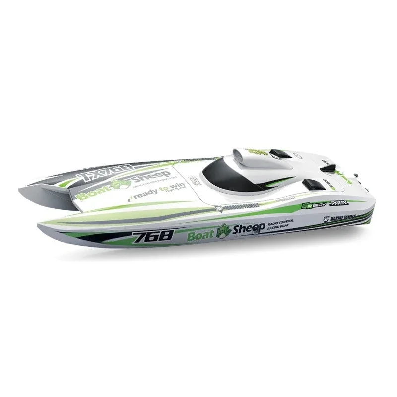 Remote control boat turbojet remote control speedboat boy water long endurance electric toy high-speed rowing boat