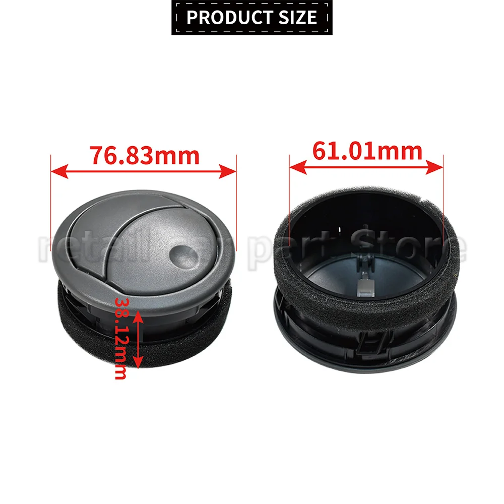 For FIAT PANDA MK2 Heating Grille Diffuser Dashboard Air Vent Nozzle 735442827 735362554 Air-conditioning Outlet Replacement