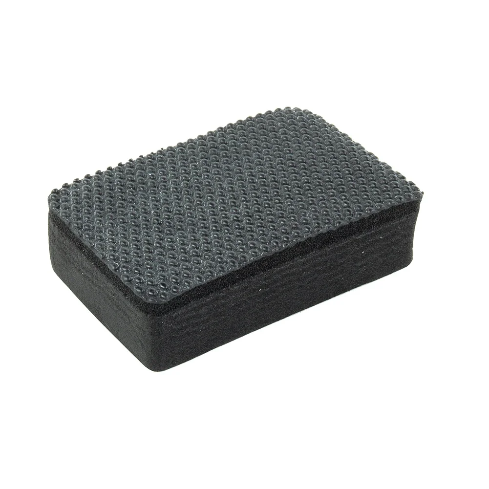 3 Pcs Auto Clay Bar Pad Sponge Block Cleaning Eraser Wax Polish Pad Kits Black For Car Hood Roof Windshield Kitchen Cathroo