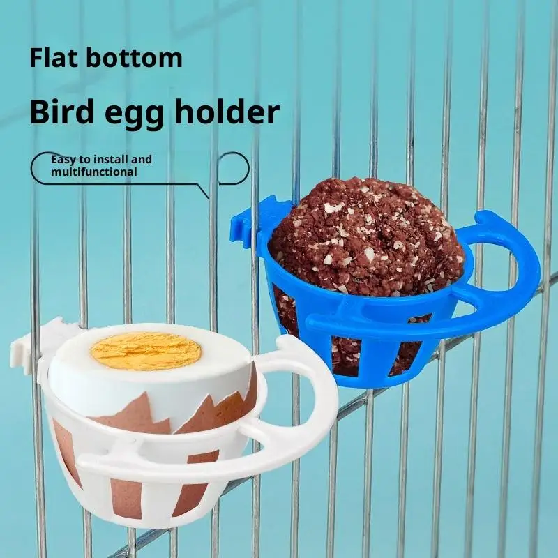 2/5Pcs Bird Parrot Feeder Cage Fruit Vegetable Holder Cage Accessories Hanging Basket Container Pet Parrot Feeder Cage Supplies