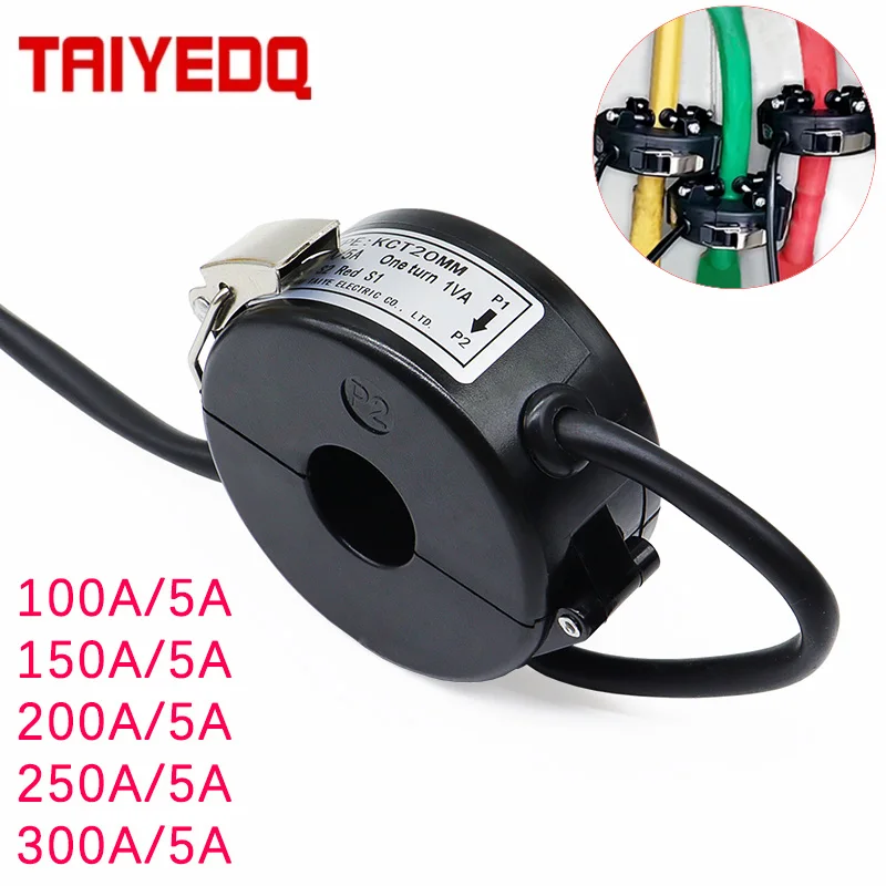 100A/150A/200A/250A Open Type Current Transformer Measuring Opening Type 0.5 High-Precision AC Pure Copper Coil