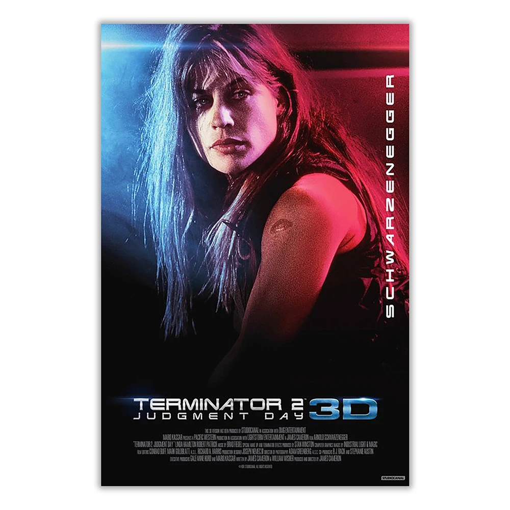 V2841 Terminator 2 Judgment Day (2) Vintage Classic Movie Wall Silk Cloth HD Poster Art Home Decoration Gift