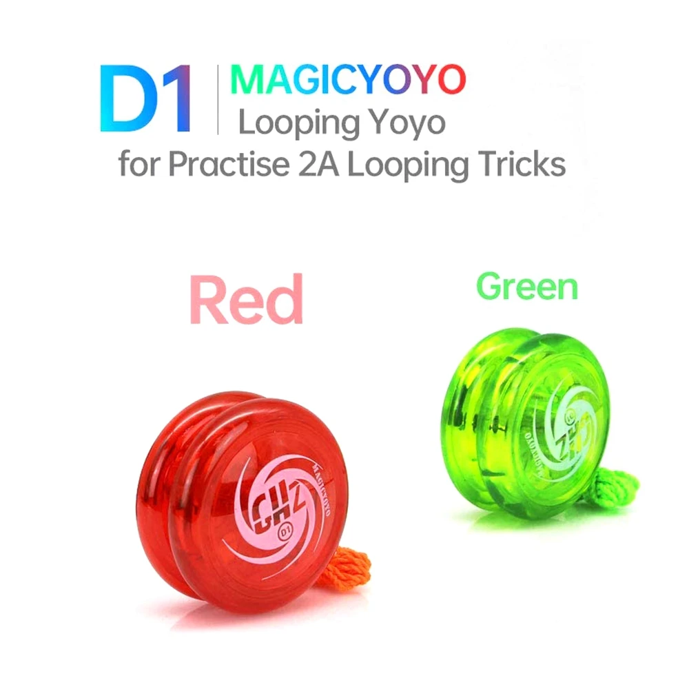 【CYBER MONDAY】 Responsive Yoyo D1 GHZ, Professional Looping Yoyos for Kids Beginner with Yoyo Strings+Gloves+Yoyo Bags,Green