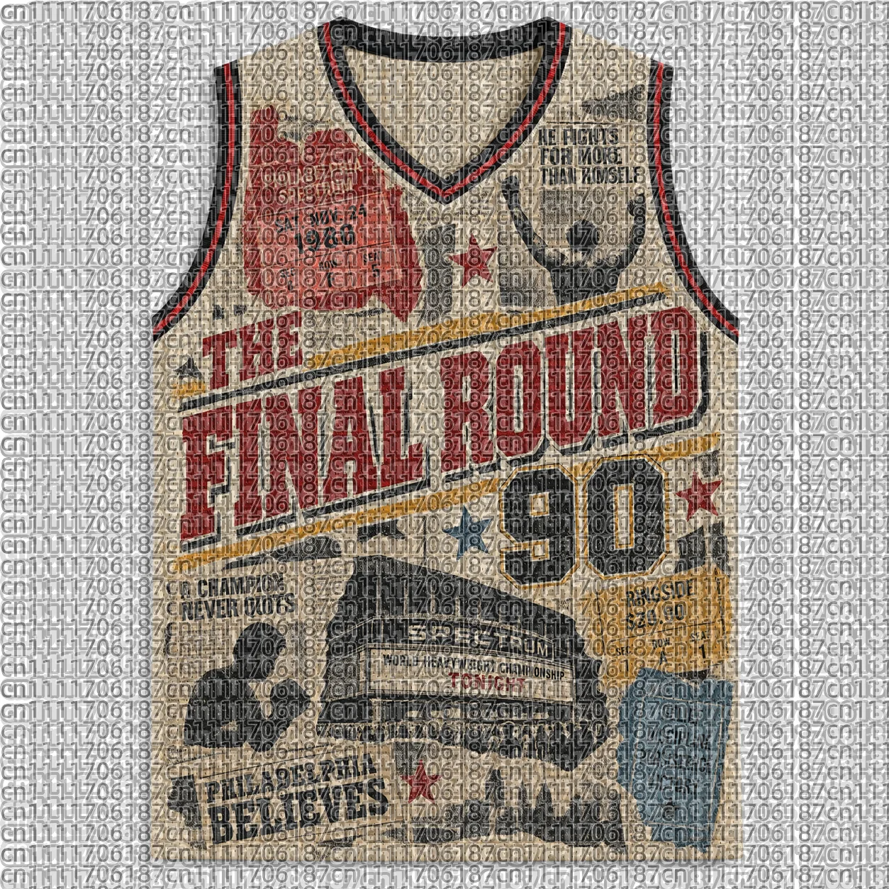 27 Hot Selling High-quality Gothic Retro Boxing Movie Men's Sports Fashion Vest Street Fashion Enthusiast Hiking Family T-shirt