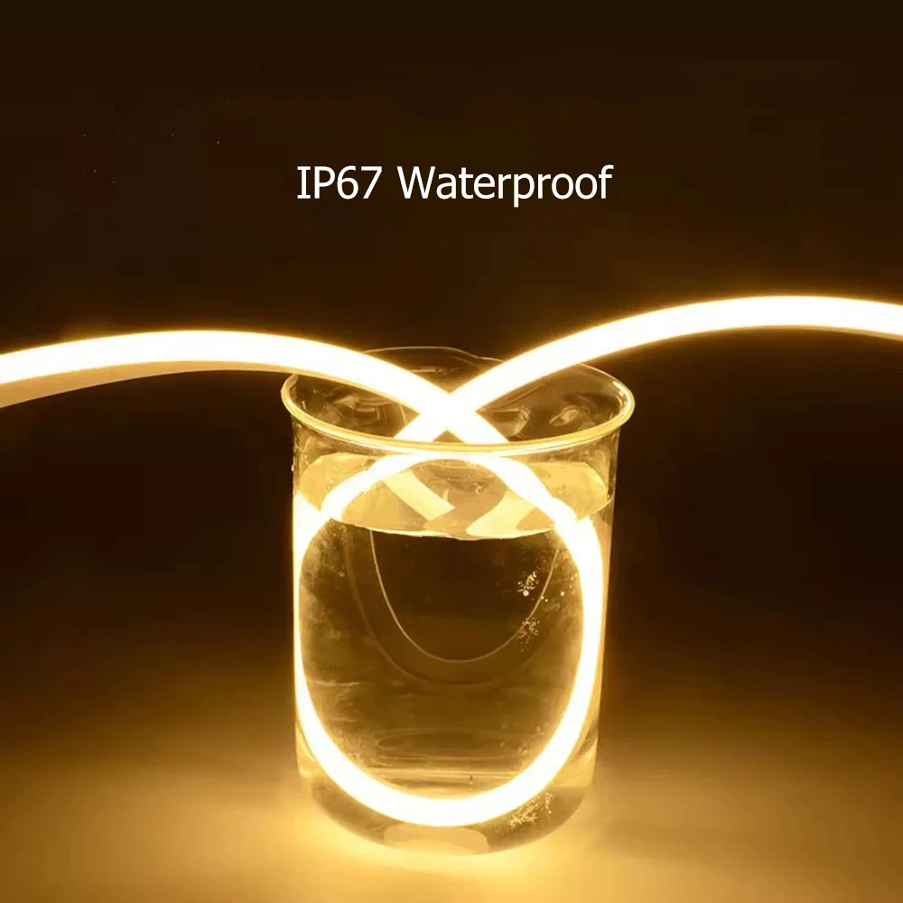 4mm Ultra Thin LED Neon Strip Light DC12V 24V Flexible Silicone Tube Neon Lights Display Cabinet Kitchen White 4000K 1m 5m 10m