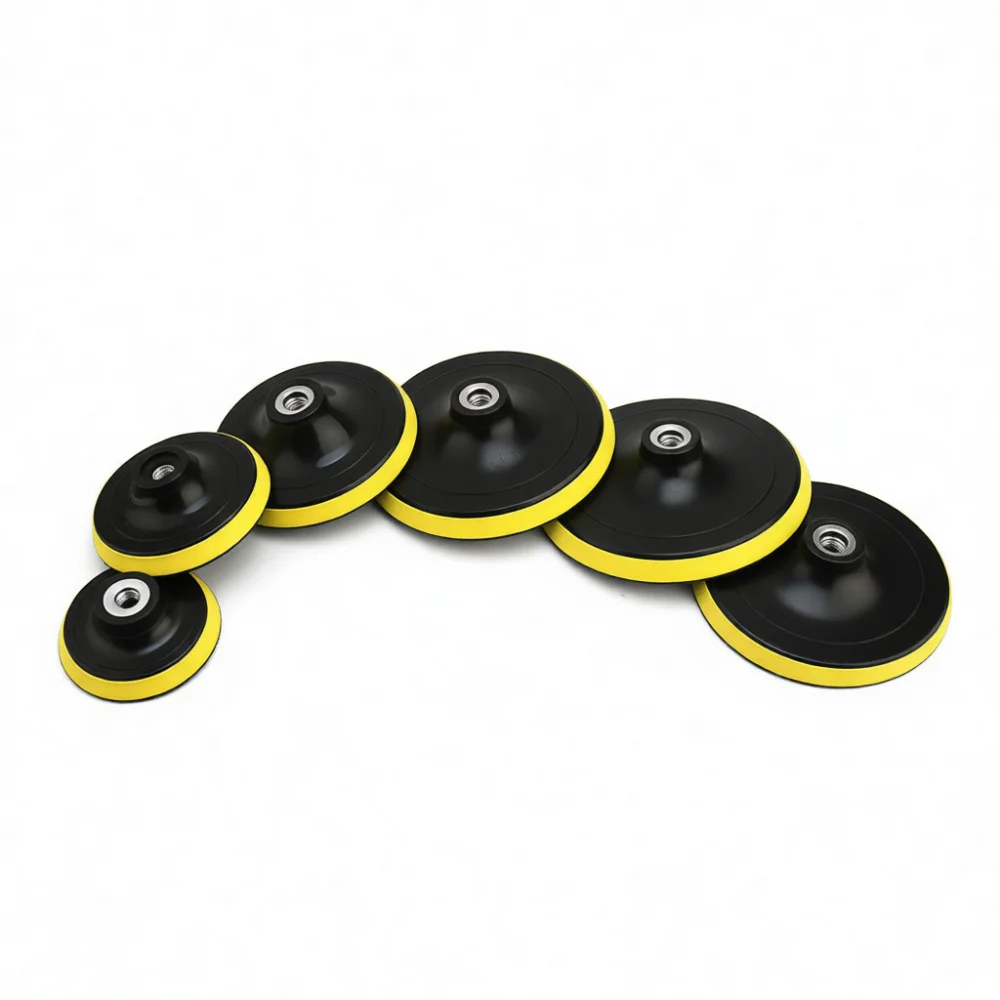 Self Adhesive Sanding Pad For Angle Grinder Flocking Sandpaper Holder Disc Polishing Buffer Backing Plate Power Tool Parts