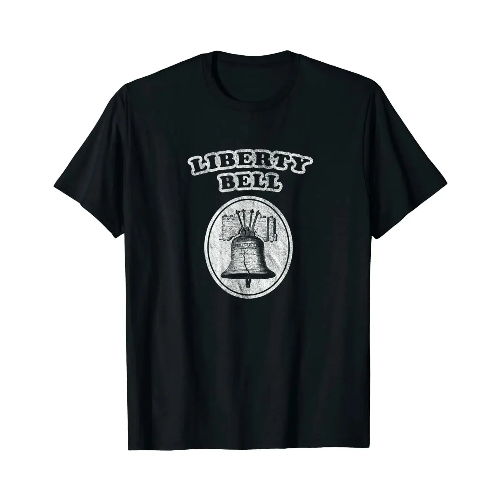 Retro Liberty Bell Old School Vintage T Shirt by Turbo Volcano NEW 10 colours vintage Washed Unisex Slightly graphic