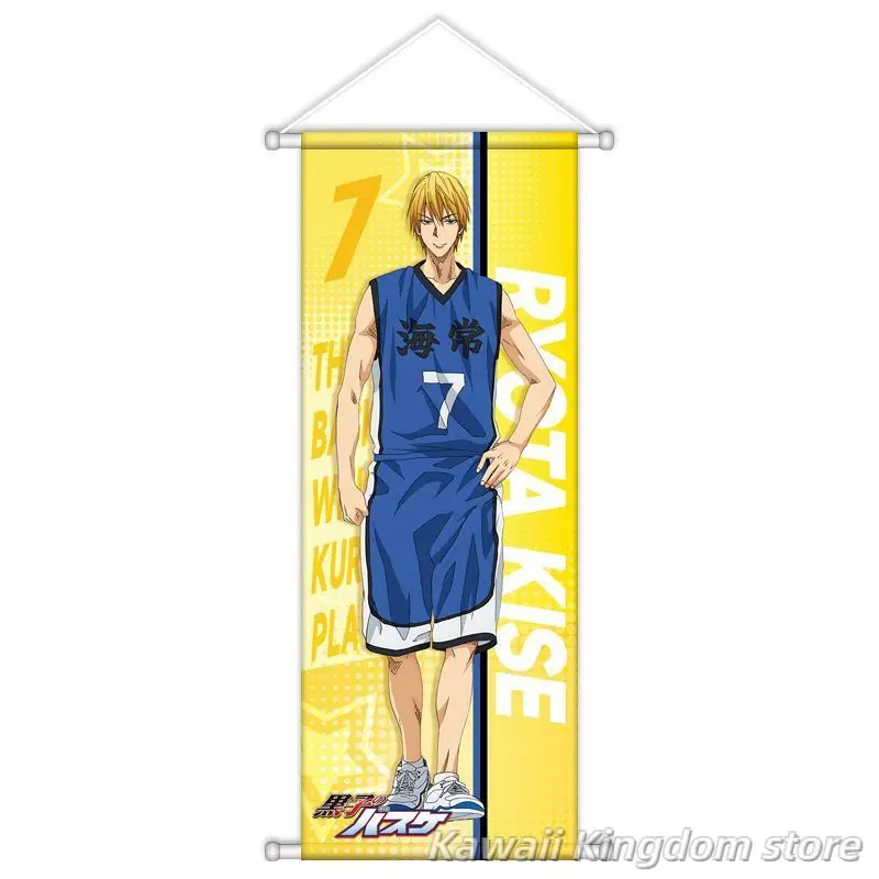 Tetsuya Kuroko Taiga Kagami Ryōta Kise أنيمي التمرير قماش جدار الشنق اللوحة ديكور المنزل أنيمي ملصق جدار غرفة الفن