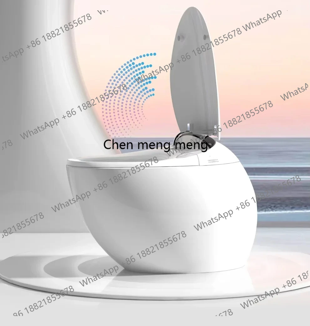 Latest Smart Toilet Model-Radar Sensor Auto Flush Heated Seat Remote Control Included P-trap Dual-Flush Night Light Luxury
