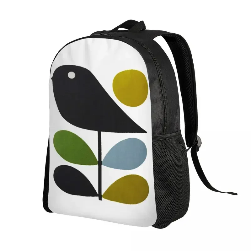 Kiely Orla Stem Bird Travel Backpack Men Women School Computer Bookbag Flowers Geometric College Student Daypack Bags