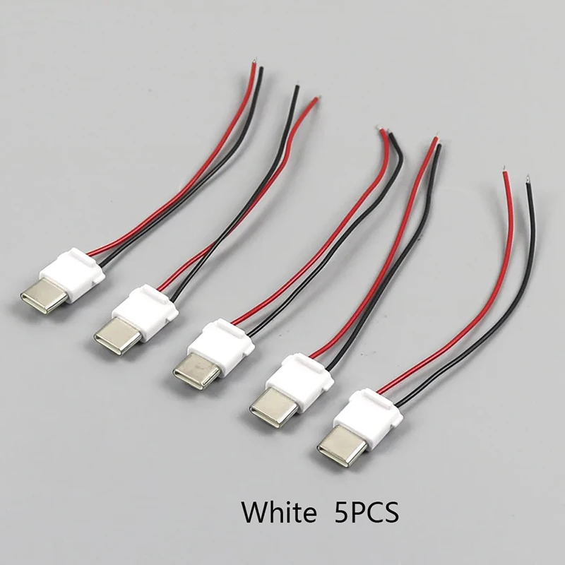 1/3/5/10 Stück Typ-C Stecker mit Widerstand Kondensator Typ-C Modifizierter Stecker für Mobiltelefon Powerbank Spezialanschluss C-Port