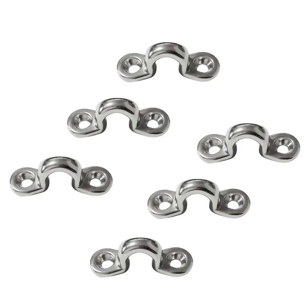 Marine Eye Strap Stainless Steel Pad Eye Anchor Loop Deck Fitting for Boating Accessories and Marine Supplies