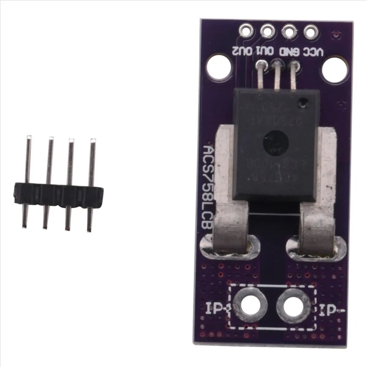 A46U ACS758 ACS758LCB-100B Current Module Linear Hall Current Sensor PFF-T Current Detection 3-5V