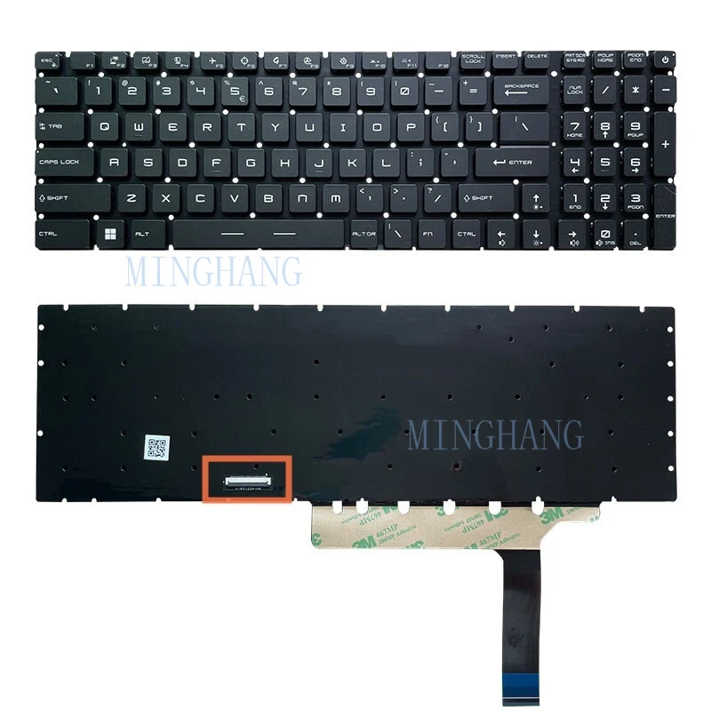M   New for MSI GE76 Raider 10UE 10UG 10UH 11UE MS-17K3 MS-17K2 US Keyboard RGB Backlit