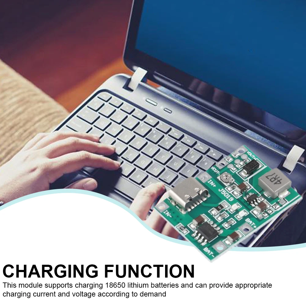 DC-DC Step Up Module Type-C TP4056 Charger Discharge Power Board 5V 2A Lithium Li-ion 18650 Battery Charger Board DIY Kit Parts