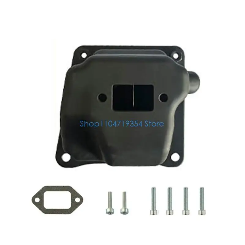 0XLD Exhaust Pipe Tune Air Filter Tube Pipe Exhaust Muffler For MS650 MS460 Chainsaw Easy Installation
