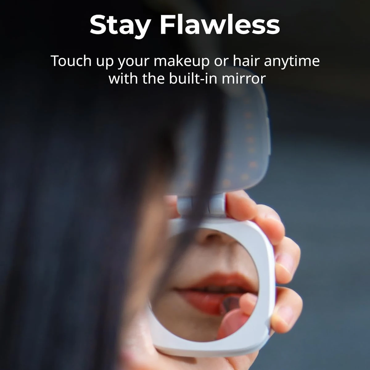 Magnetic Selfie Light for iPhone, Phone Light with a Mirror, Instant Attachment for MagSafe, for Selfies, Video Conference