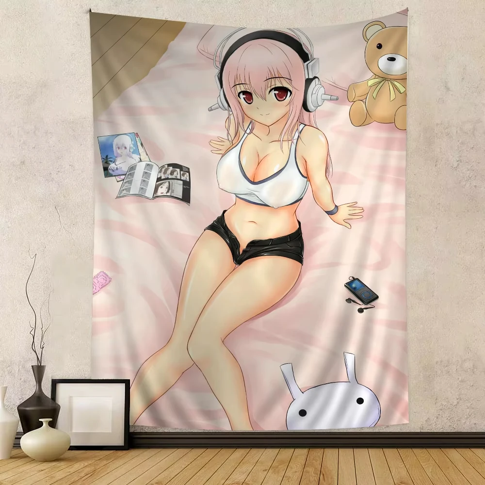 MINISO البوهيمي نمط ديكور العرافة الجدار الشنق فن المنزل تصميم قماش مزخرف جداري جدار الرسم البياني نسيج ديكور المنزل الهبي