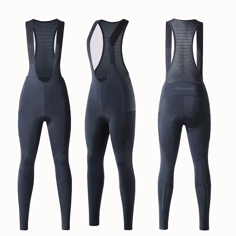 YKYWBIKE Frauen Radfahren Trägerhose Frühling Coolmax 3D Pad Fahrrad Radfahren Strumpfhosen MTB Fahrrad Hosen 2 Taschen Bicicletas 자ukusيز – Detail 27