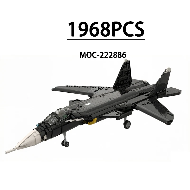 

Конструктор MOC-222886: Модель истребителя СУ-47 в масштабе 1:35, 1968 деталей. Новогодний/Рождественский подарок для детей.
