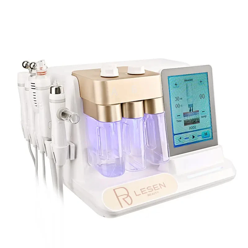 Newest 6 IN 1 Hydra Dermabrasion Facial Machine Professional Machine Hidrifting Peeling Hydrofacial Machine