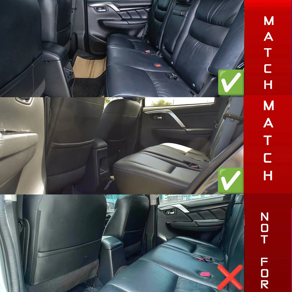 Rear AC Vent Cover ABS Carbon Fiber Color for Mitsubishi Pajero Montero 2016-2026
