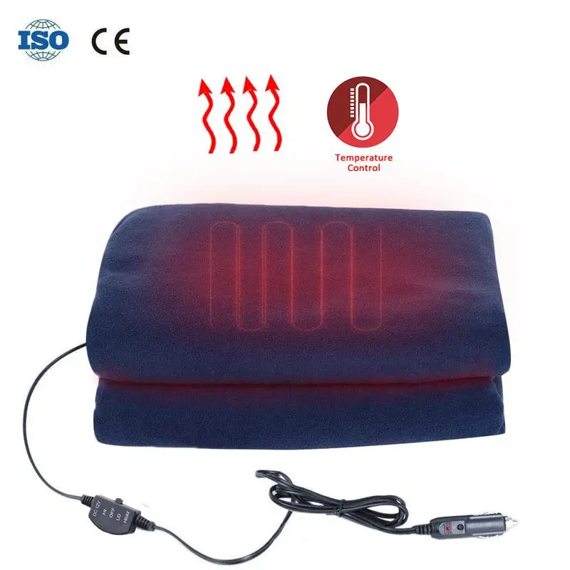 Car Heating Blanket 12V Car Travel Heating Blanket 3 Levels Position Control Room Car Heating Blanket For Cold Weather Camping