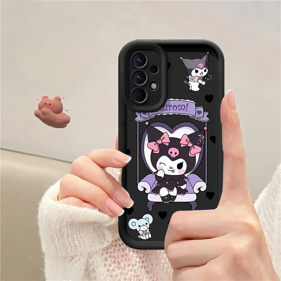 Custodia Kuromi Cartoon per Samsung Galaxy A34 A14 A16 A32 A23 A12 A36 A26 A22 A56 A33 A24 A13 Soft Shell