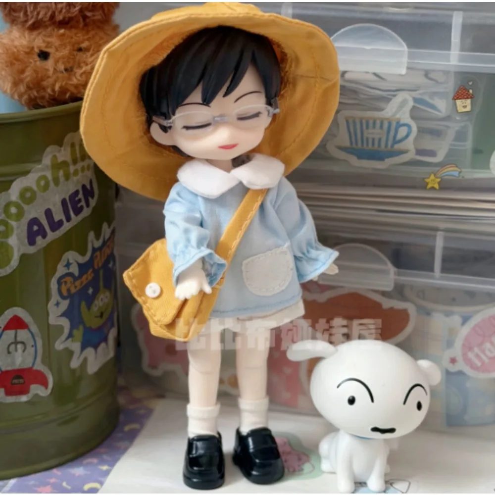 おおとりきょうや Cosplay Doll 1/12 Bjd Clothes Water Sticker Faceplates Anime Game Cosplay Toy