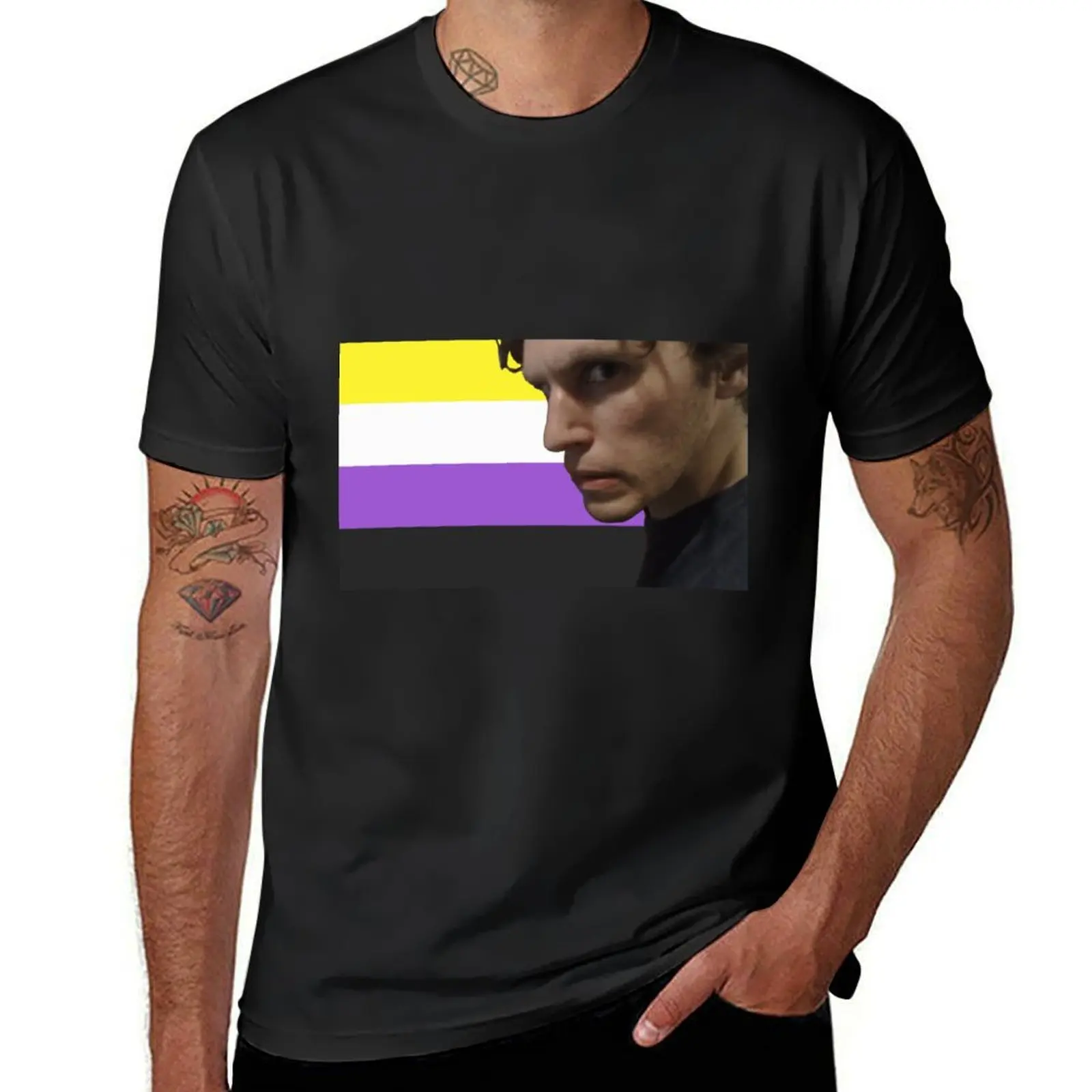 jerma nonbinary T-Shirt cute tops plus sizes graphics summer top t shirt for men